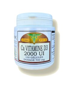 Calcium + Vitamine D3 – Santé Osseuse & Immunité (100 gélules)