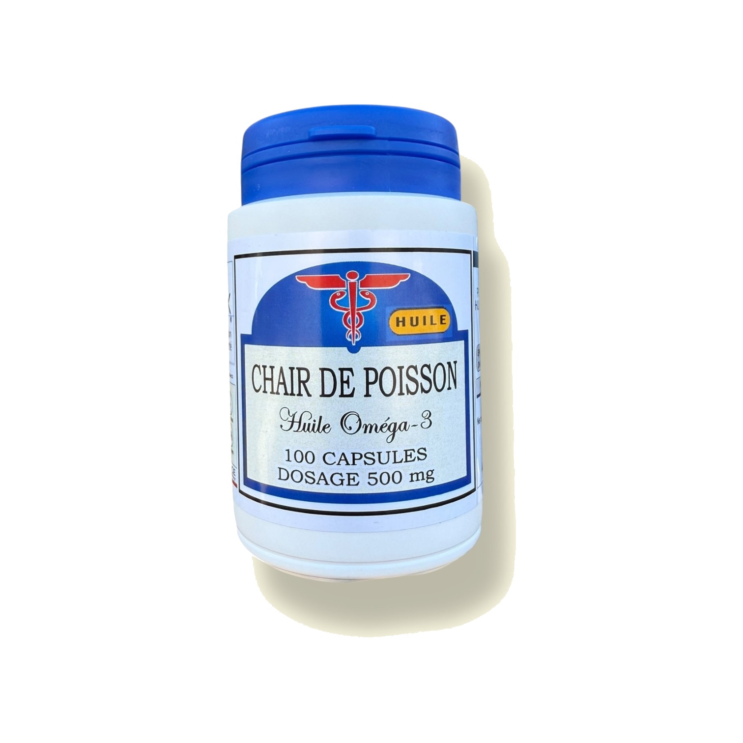 Huile de Chair de Poisson Oméga-3 – Soutien cardiovasculaire et cérébral (100 capsules molles)