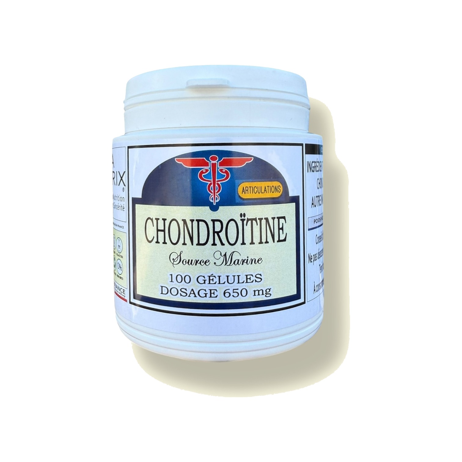 Chondroïtine – Soutien du Cartilage & Articulations (100 gélules, 650 mg)