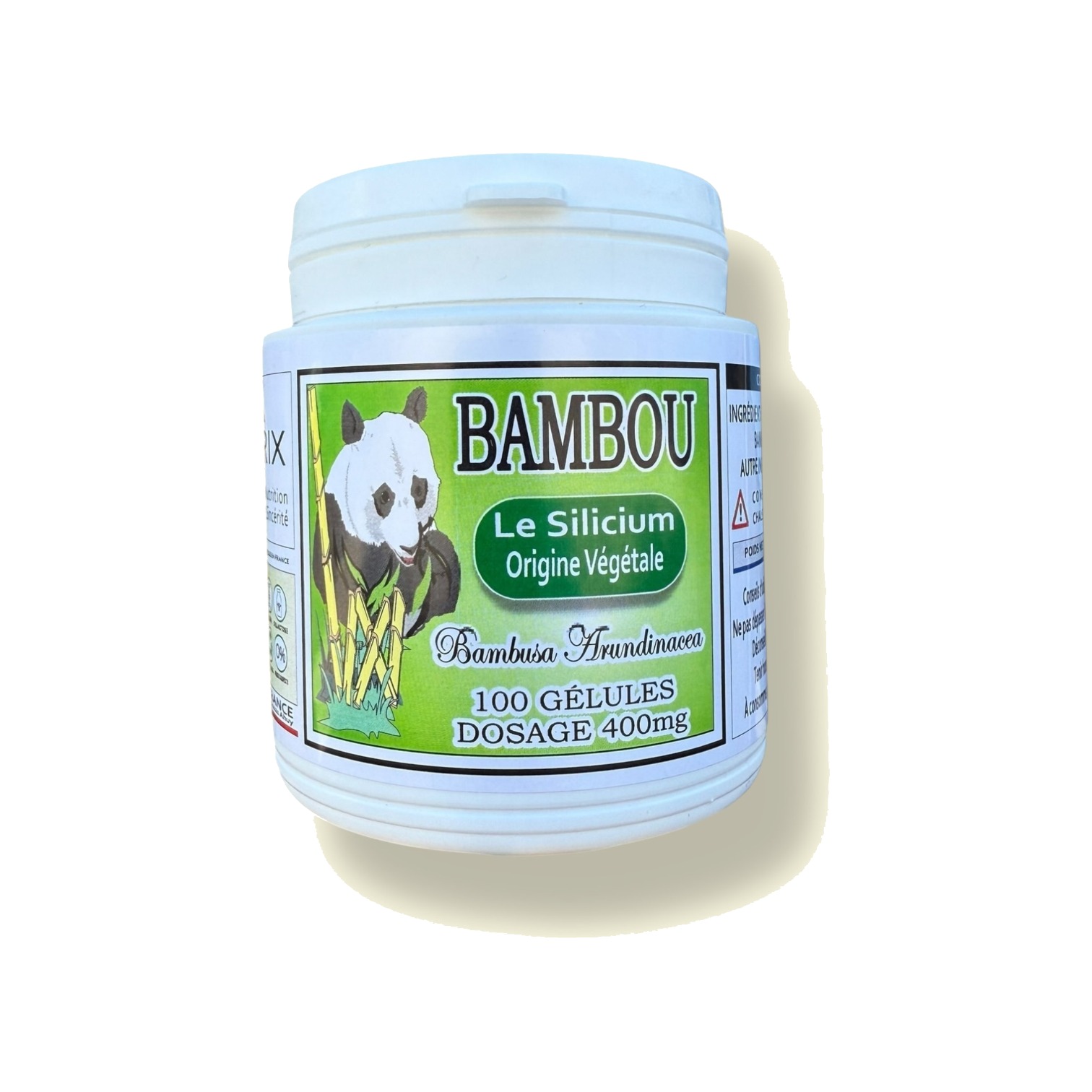 Bambou – Silicium Naturel (100 gélules, 400 mg)