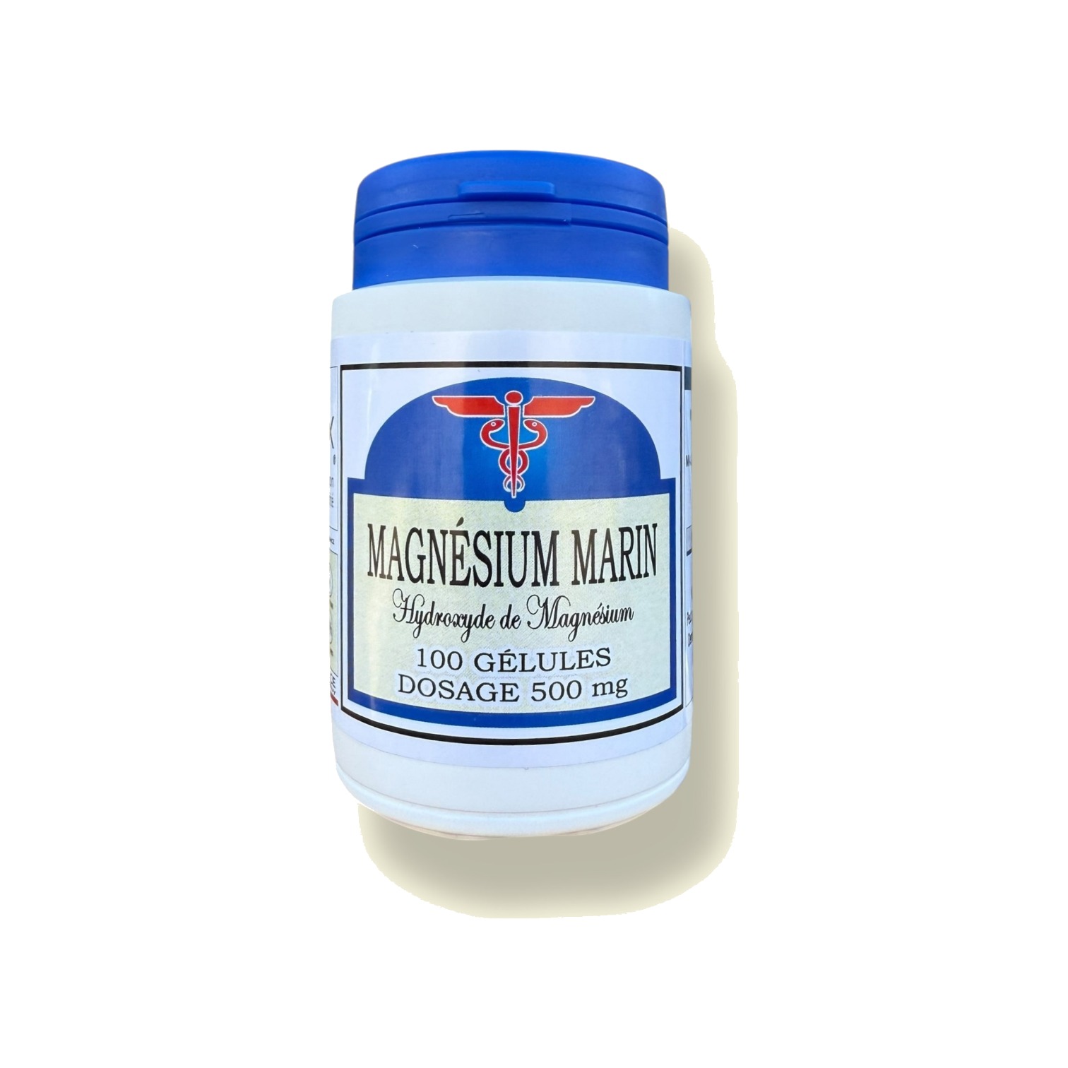 Magnésium Marin – Équilibre et Détente Naturelle (100 gélules, 500 mg)