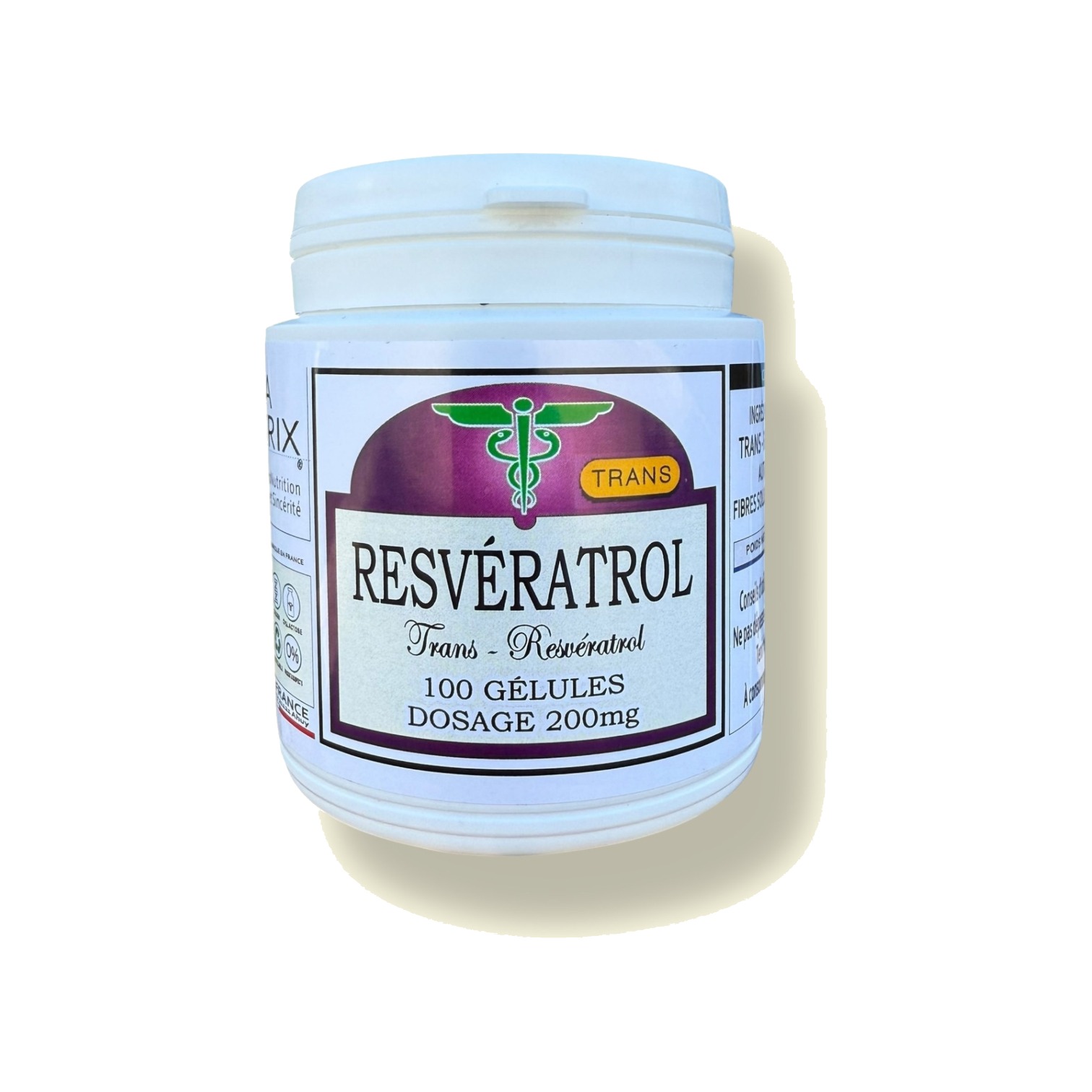 Resvératrol – Antioxydant & Protection Cellulaire (100 gélules, 200 mg)